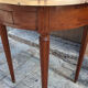 Side table Bouillotte Louis XVI black marble