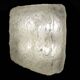 Vintage Brutalist Glass Ceiling Light