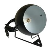 Lampe boule orientable noir à poser