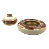 Tommaso Barbi, ensemble à fumer, B céramiques Italie 1970