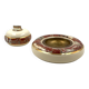 Tommaso Barbi, smoking set, B ceramiche italy 1970