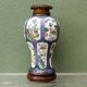 Lamp base, Chinese porcelain, Kangxi style, late 19th century.