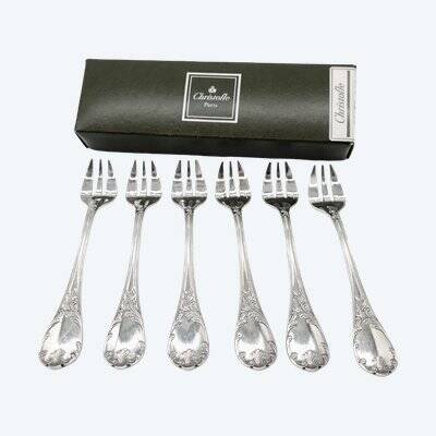 Christofle dessert forks – Marly model – Original box