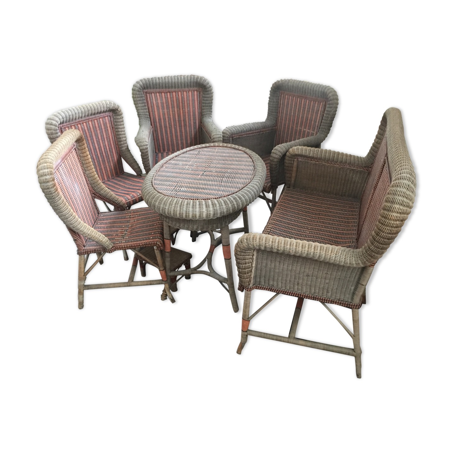 rattan lounge around 1900