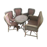 rattan lounge around 1900