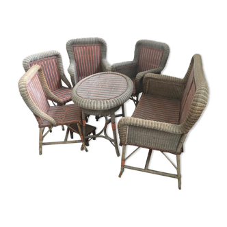 rattan lounge around 1900