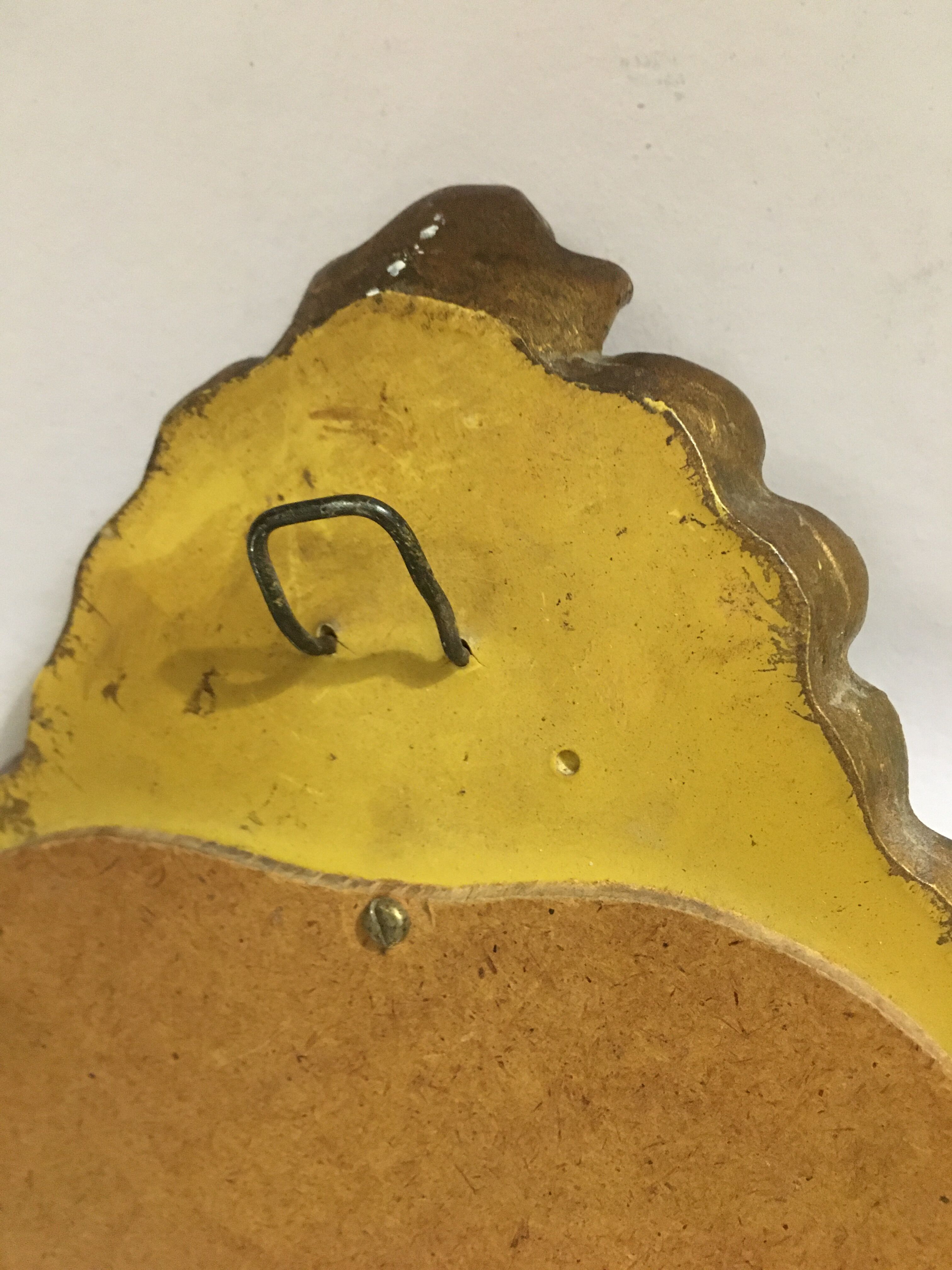 Golden baroque mirror