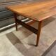 Large Scandinavian teak coffee table