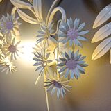 Vintage floral  wall lamp by Hans Kögl , 1970s