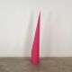 Lipstick mirror, pink, Italian design, 1970s, designer: Rodolfo Bonetto