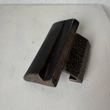 Brutalism bronze door handle