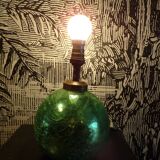 1930s glass ball lamp