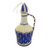 Glass bottle and scoubidou