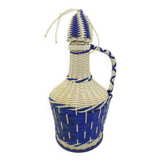 Bouteille verre et scoubidou