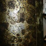 Vintage toupie floor lamp in ceramic from temde switzerland 1960