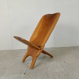 Vintage african birthing chair, 1960s