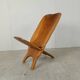 Vintage african birthing chair, 1960s