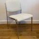 Vintage chair in curly wool