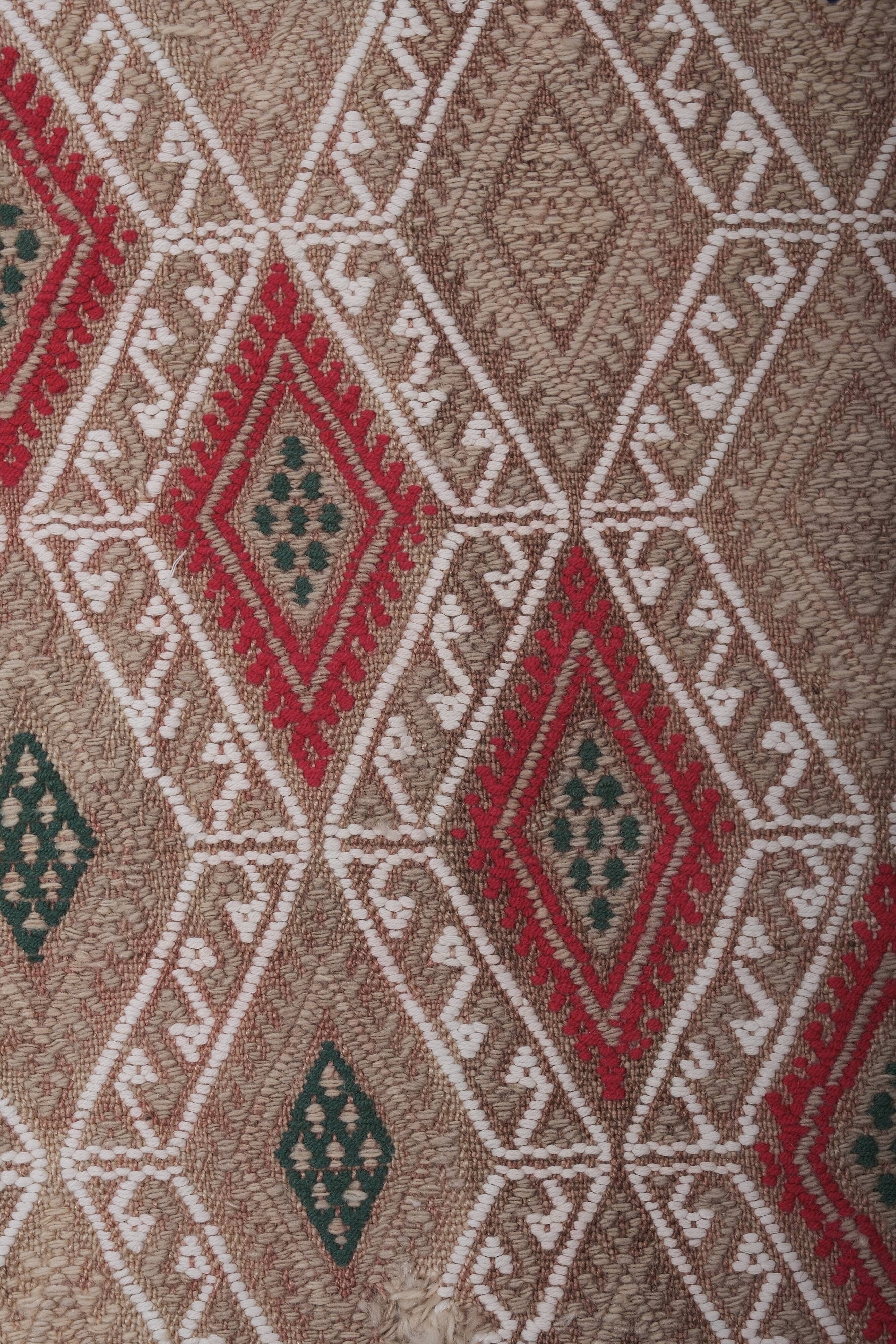 Vintage Turkish Oushak Handwoven Rug 152x212 cm