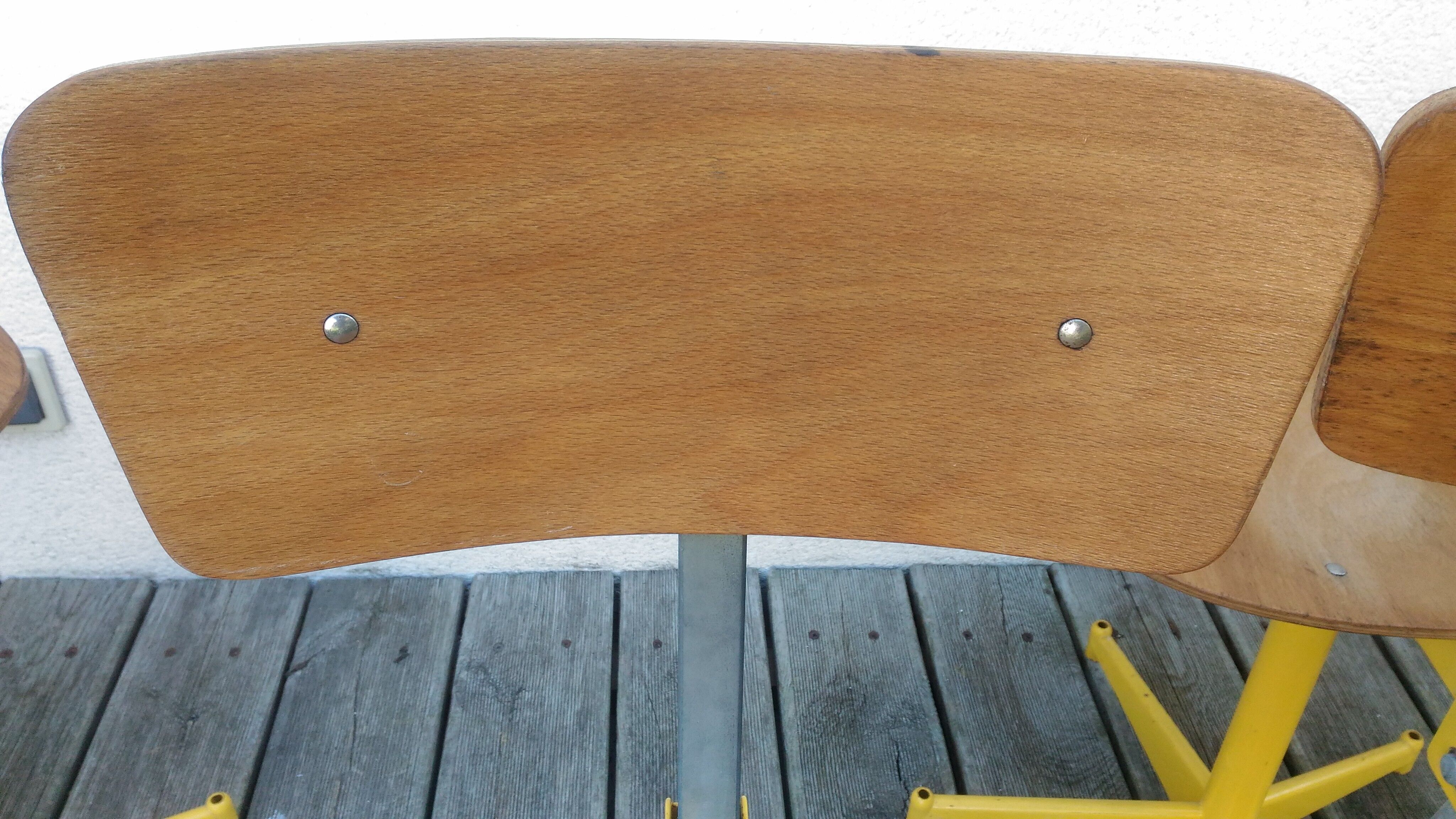 Five chairs of architect