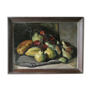 Tableau, huile sur panneau,