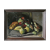 Oil on panel, still life with fruit, signed, 1930s
