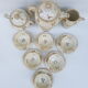 Limoges porcelain tea service, former royal factory.