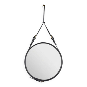 Miroir cuir Adnet GUBI - 70cm