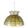 Capiz shell pendant light with flowers