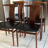 Set of 4 rosewood chairs designed by Henning Sorensen, Denmark, 1960.