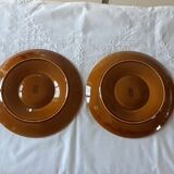 Assiettes Gien à artichauts