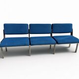 Banc vintage bleu des années 1960 par Roger Tallon