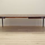 Round rosewood table, Danish design, 1970s, production: Skovby Møbelfabrik
