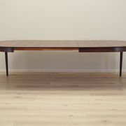 Round rosewood table, Danish design, 1970s, production: Skovby Møbelfabrik
