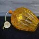 Amber glass vintage chandelier