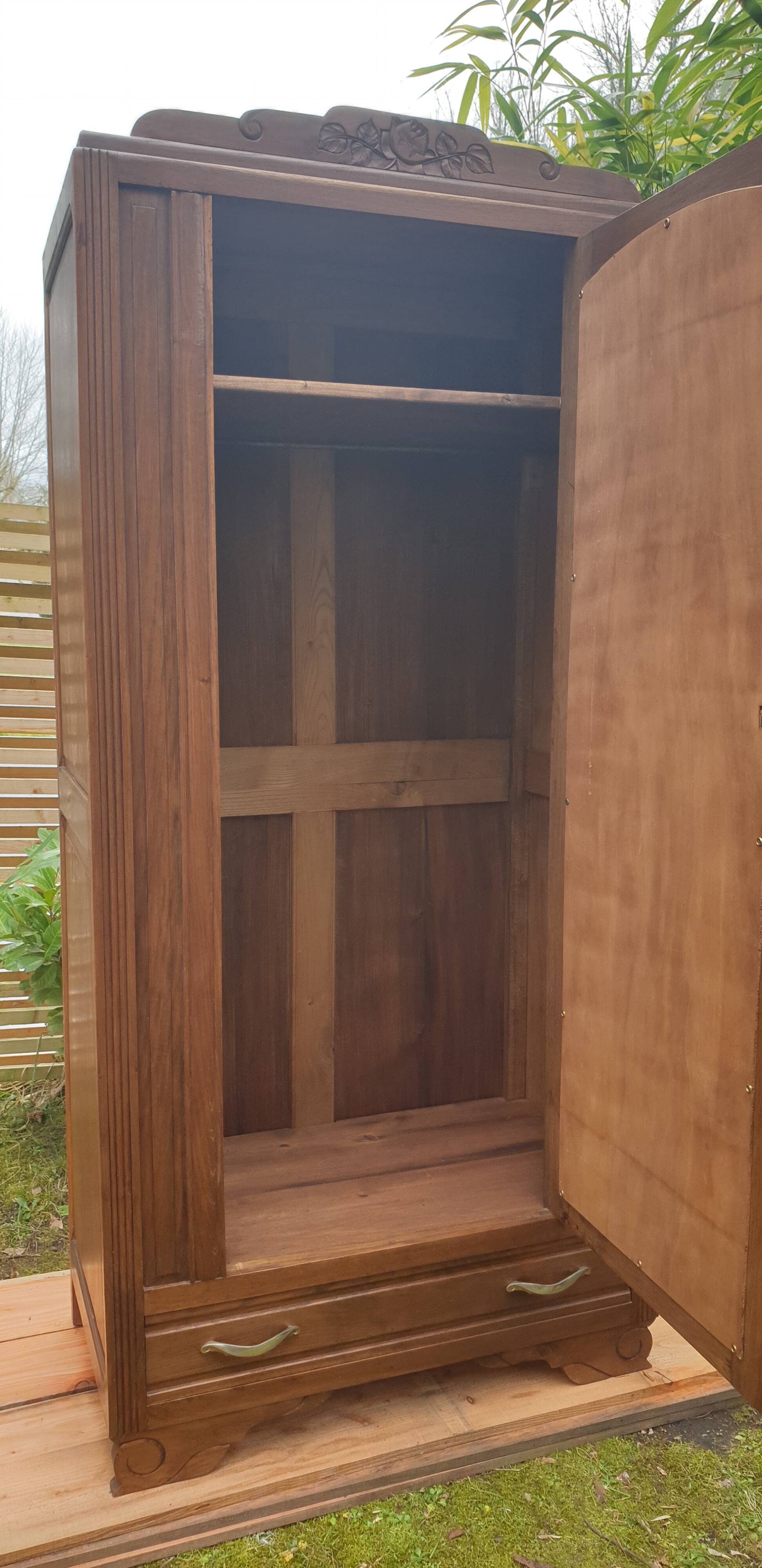 Oak cabinet wardrobe