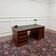 Classic English Desk Partnerdesk Black Leather