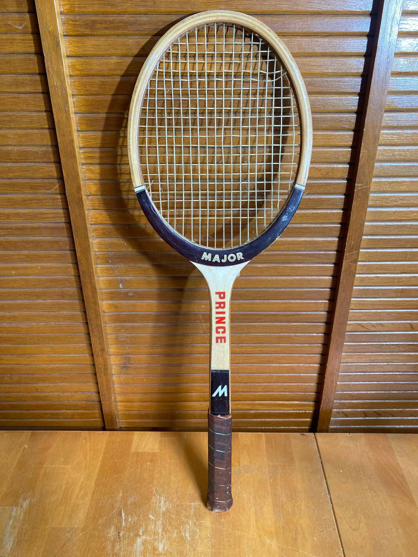 Vintage Major Prince Wooden Tennis Racket #E215
