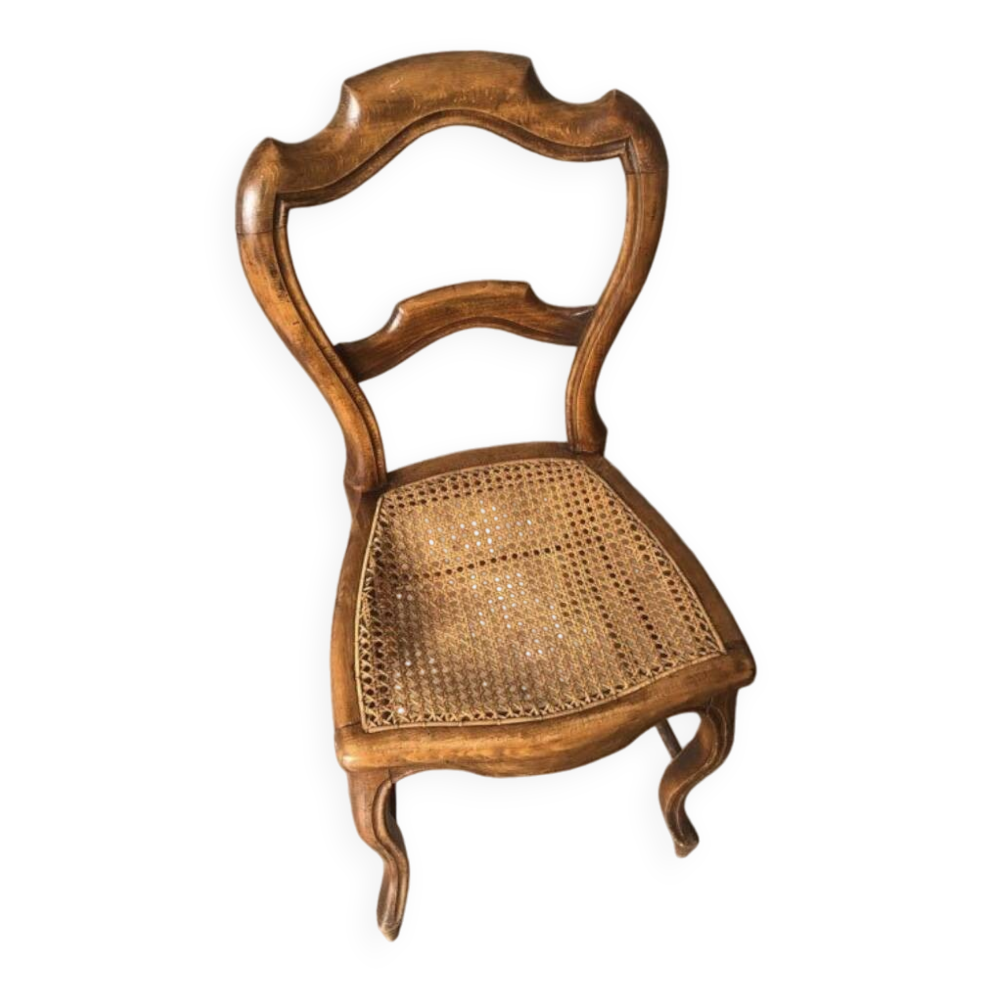 Chaise osier adulte vintage