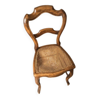 Chaise osier adulte vintage