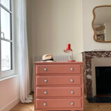 Colorful vintage dresser