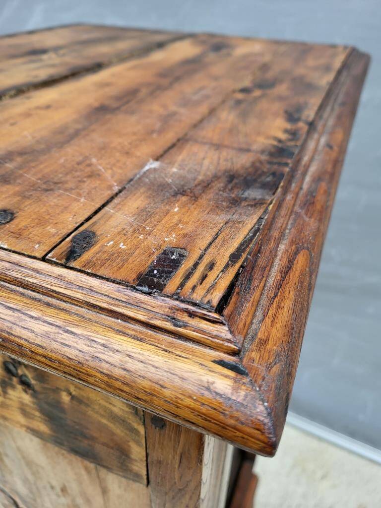 Small country unit with 3 shelves 19th century "in its own juice"