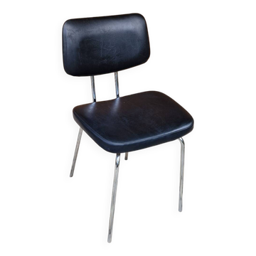 Vintage faux leather chair