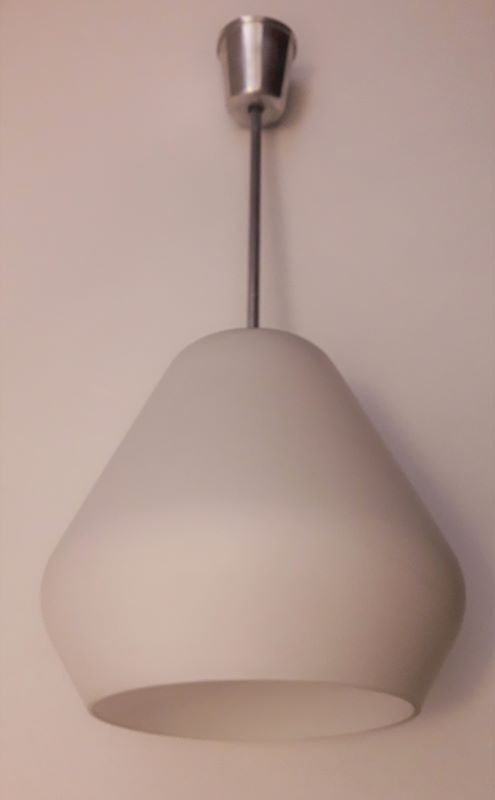 Lustre work Italian glass opalin white