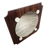 Vintage 70s teak mirror