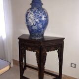 Ancienne console chinoise en bois laqué, chine dynastie qing