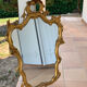 Large golden baroque style wall mirror