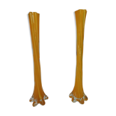 Pair of Murano glass soliflore