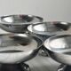 6 stainless steel dessert cups.