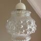 Bubbled glass hanging lamp 60/70